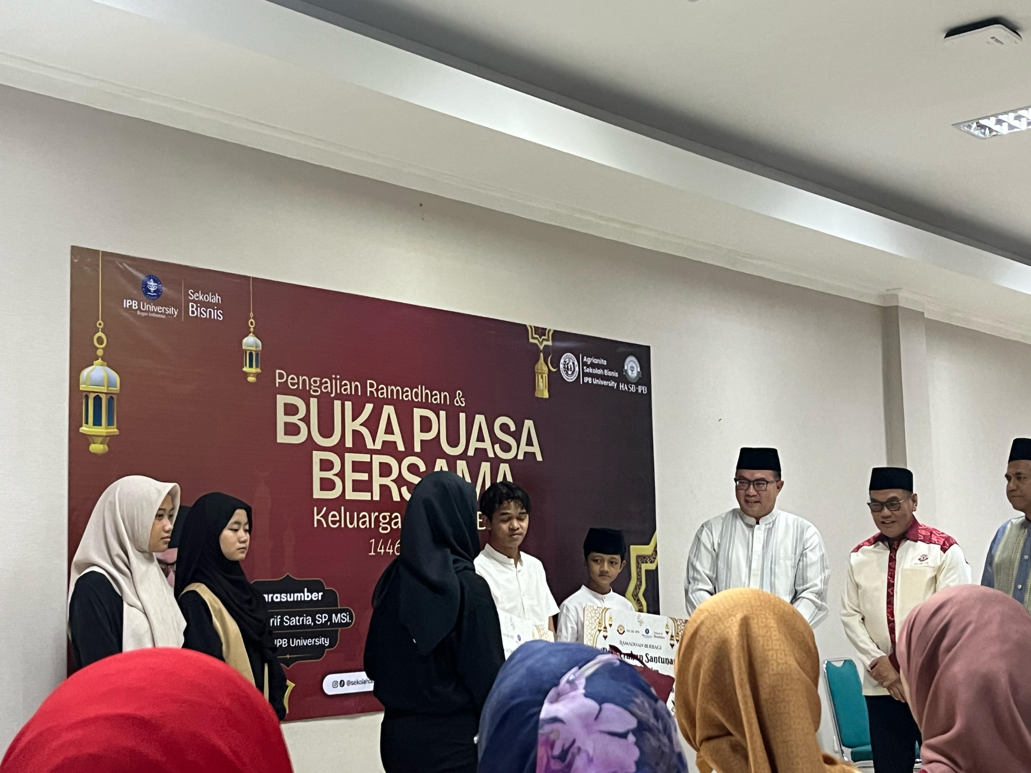 Santunan Yatim Kolaborasi Dengan SB-IPB