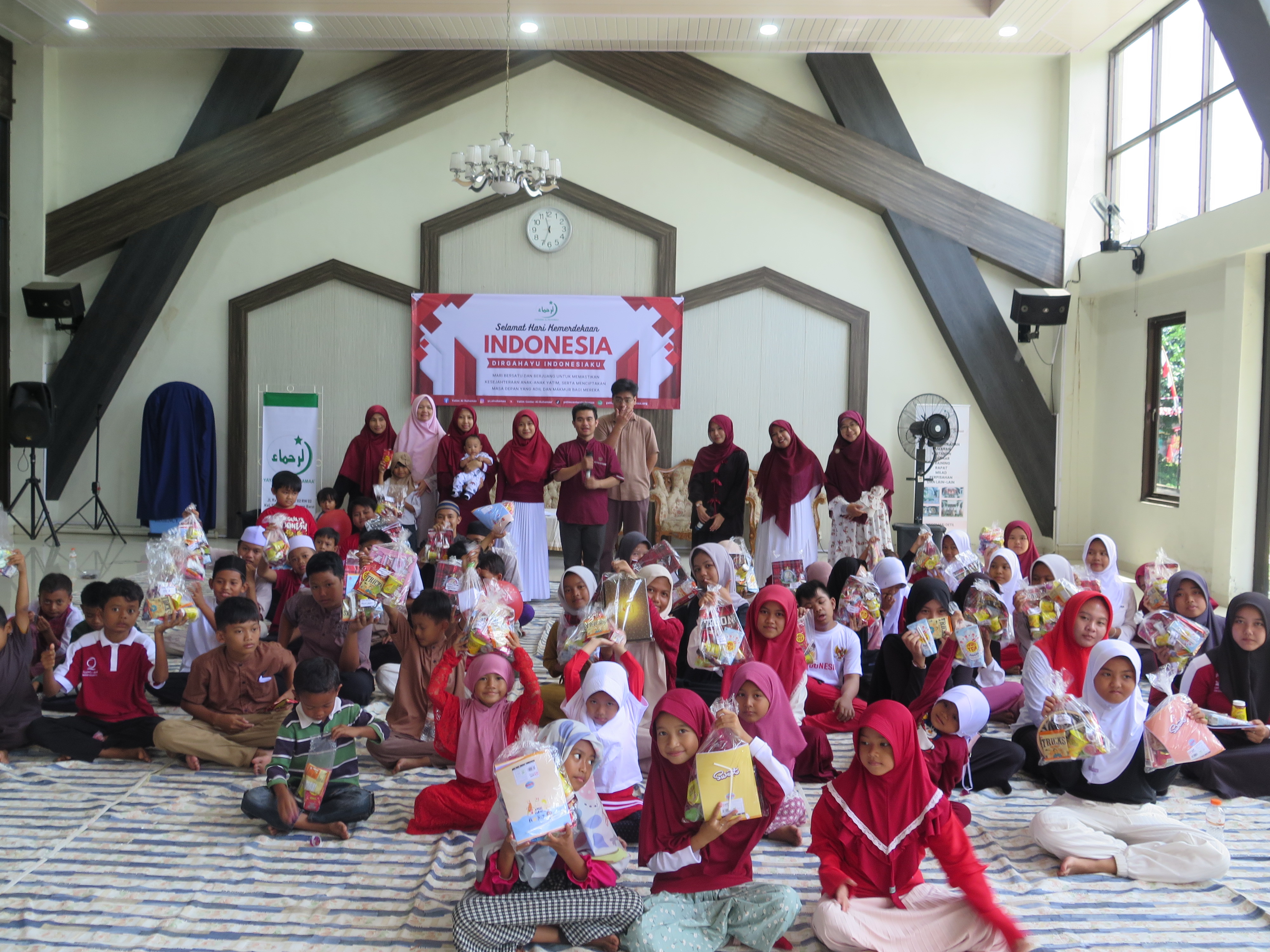 SEMARAK KEMERDEKAAN REPUBLIK INDONESIA KE-79 BERSAMA YATIM BINAAN AL-RUHAMAA'