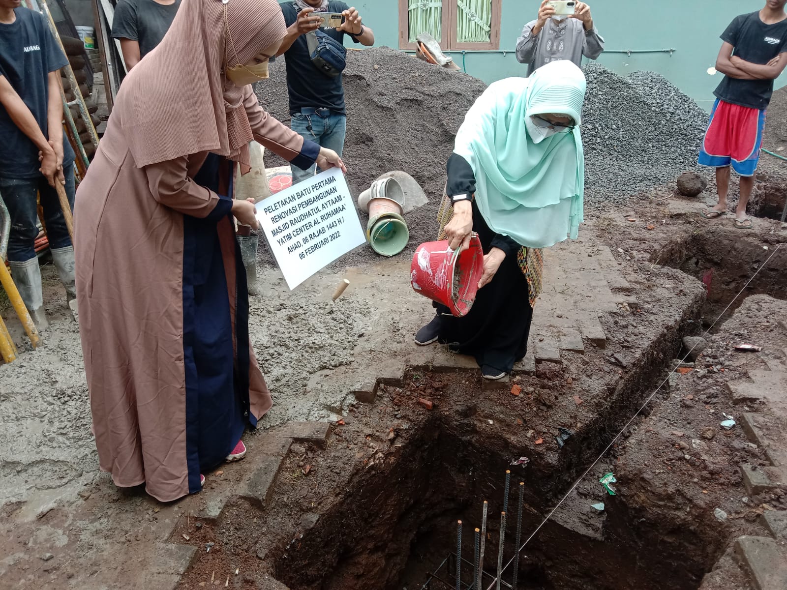 Peletakan Batu Pertama Masjid Raudhatul Aytaam