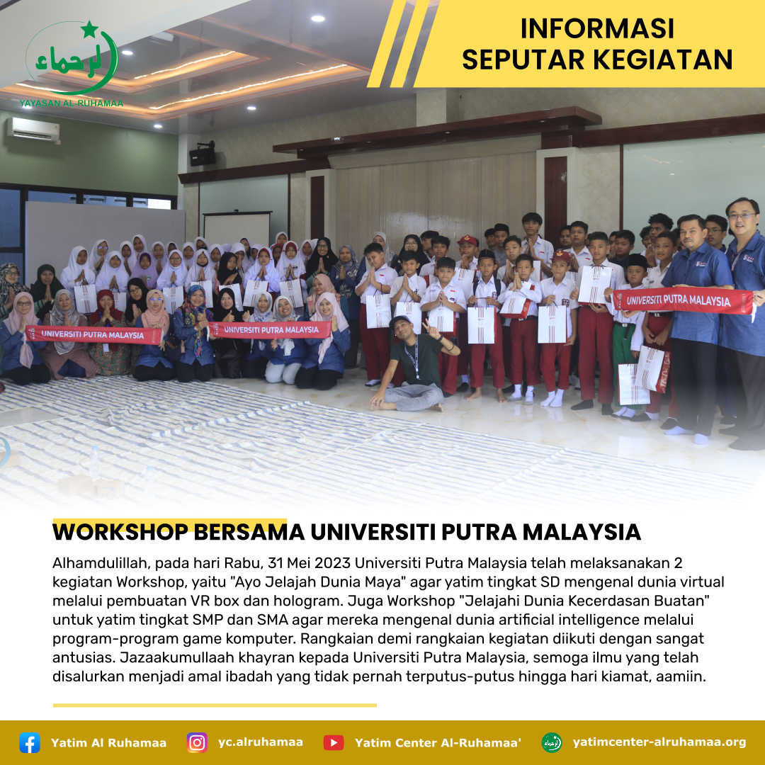 WORKSHOP BERSAMA UNIVERSITI PUTRA MALAYSIA