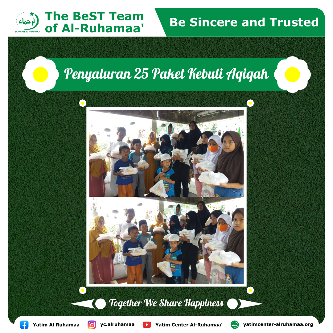 Penyaluran 25 Paket Kebuli Aqiqah