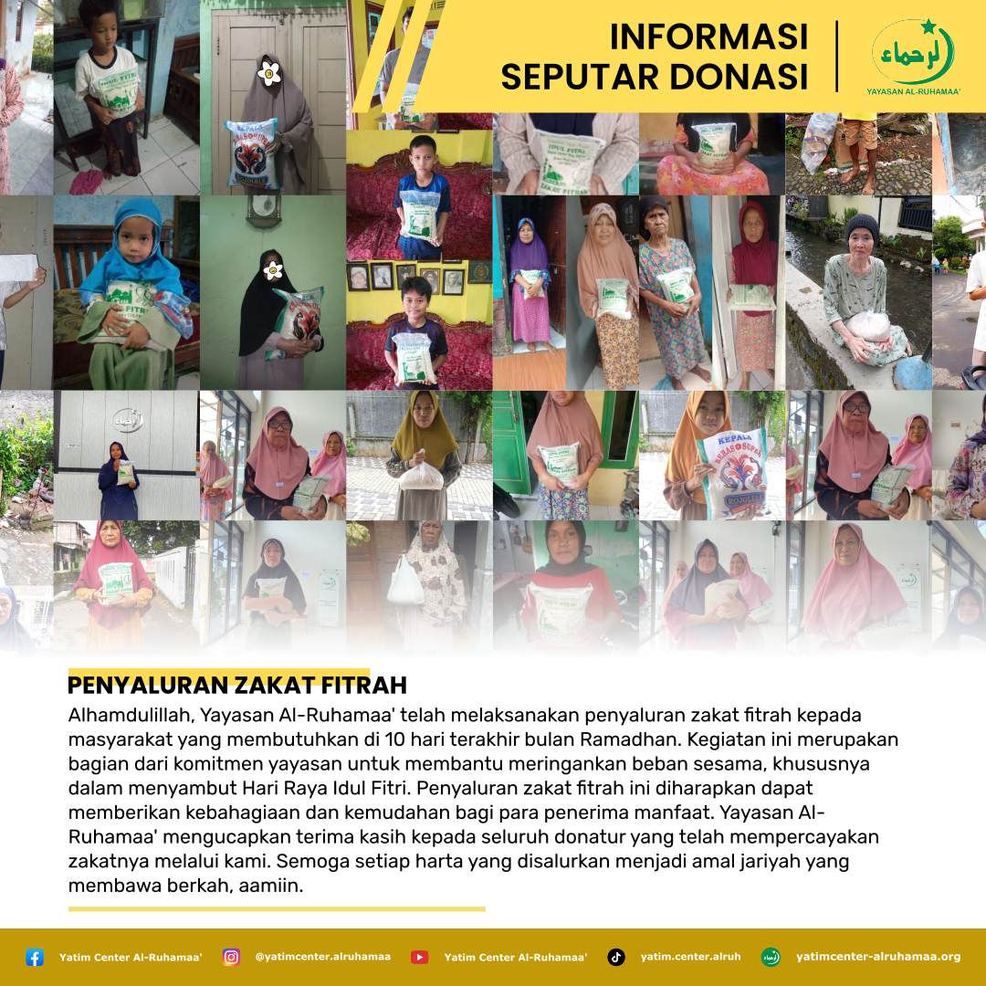 Penyaluran Zakat Fitrah