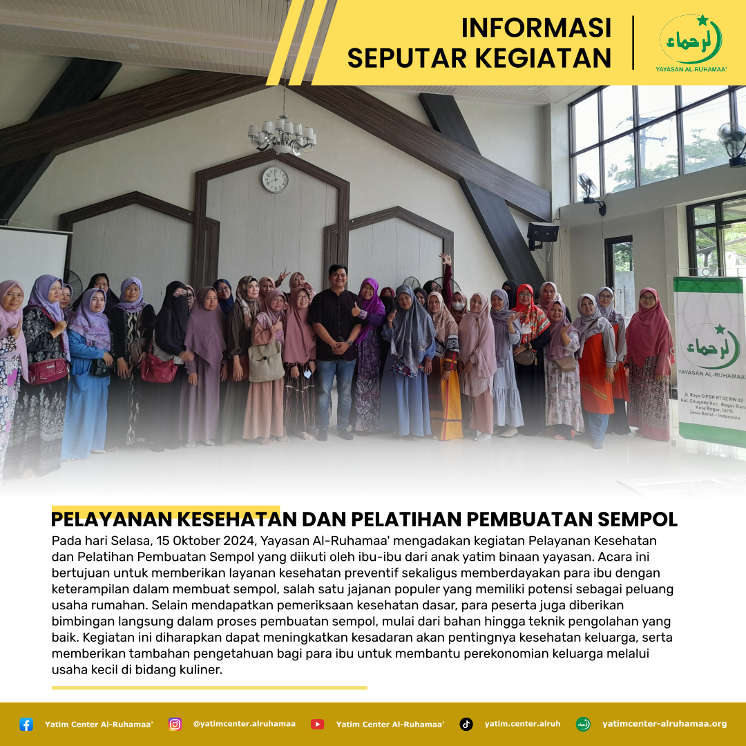 PELAYANAN KESEHATAN DAN PELATIHAN PEMBUATAN SEMPOL