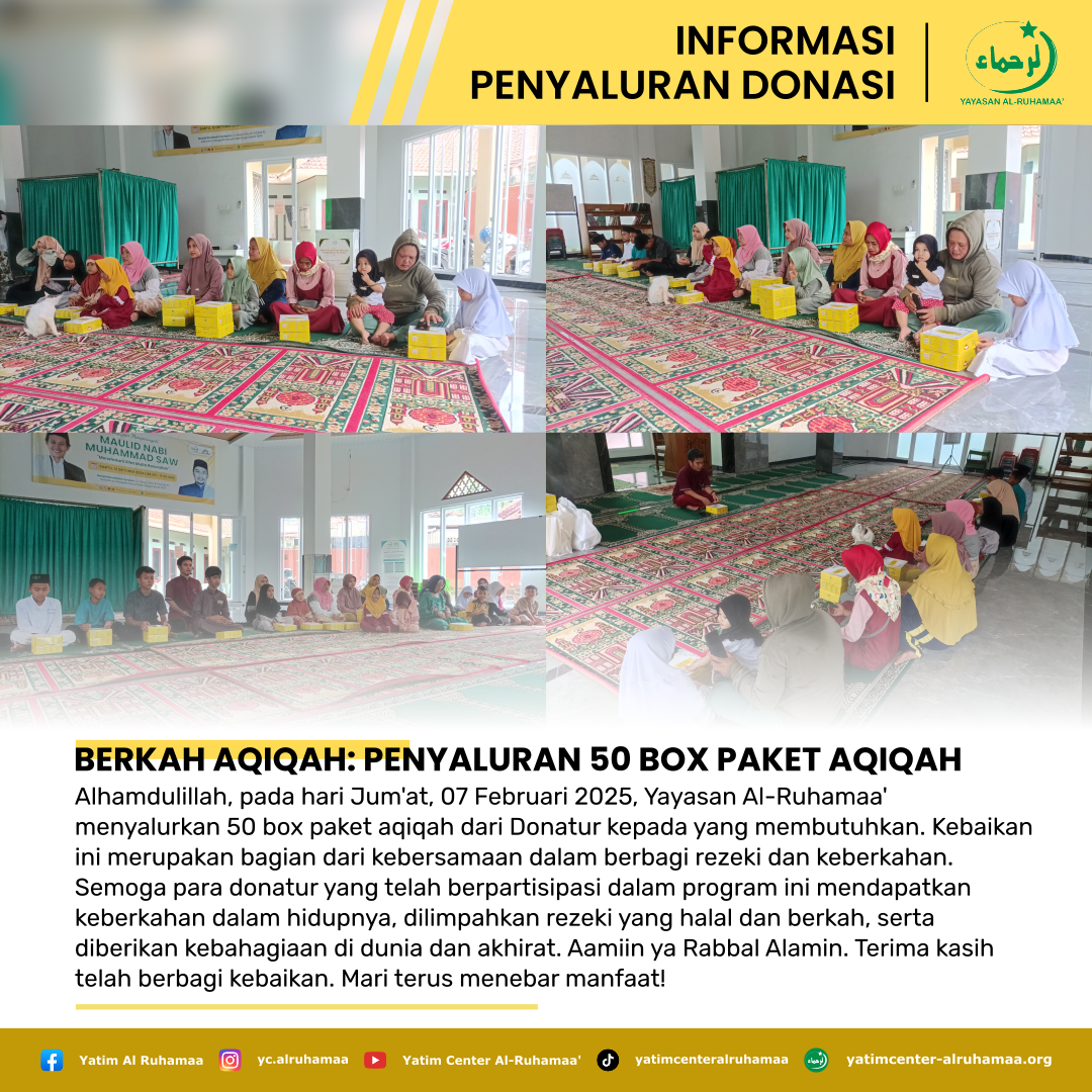 Berkah Aqiqah: Penyaluran 50 Box Paket Aqiqah