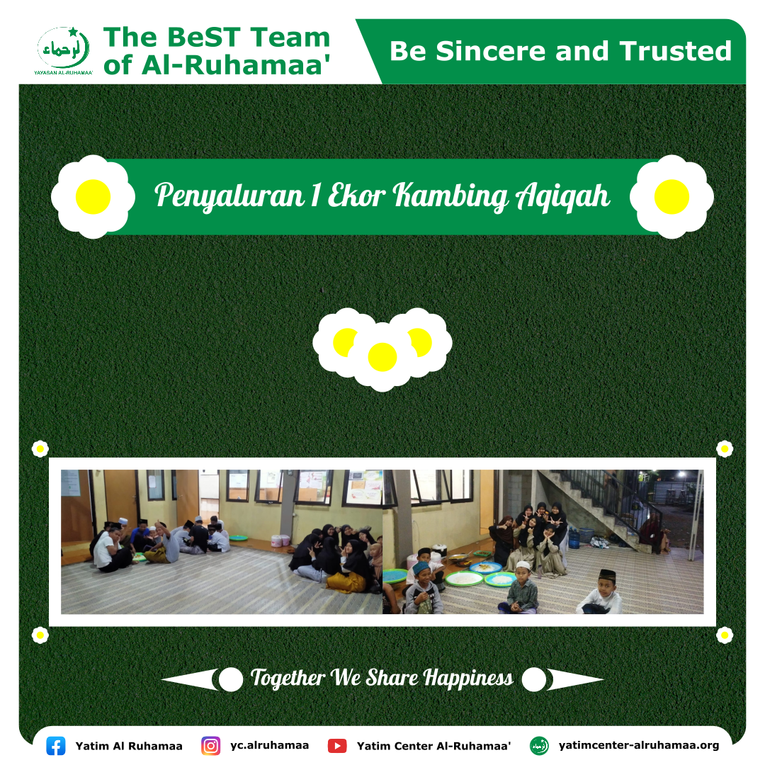 Penyaluran 1 Ekor Kambing Aqiqah