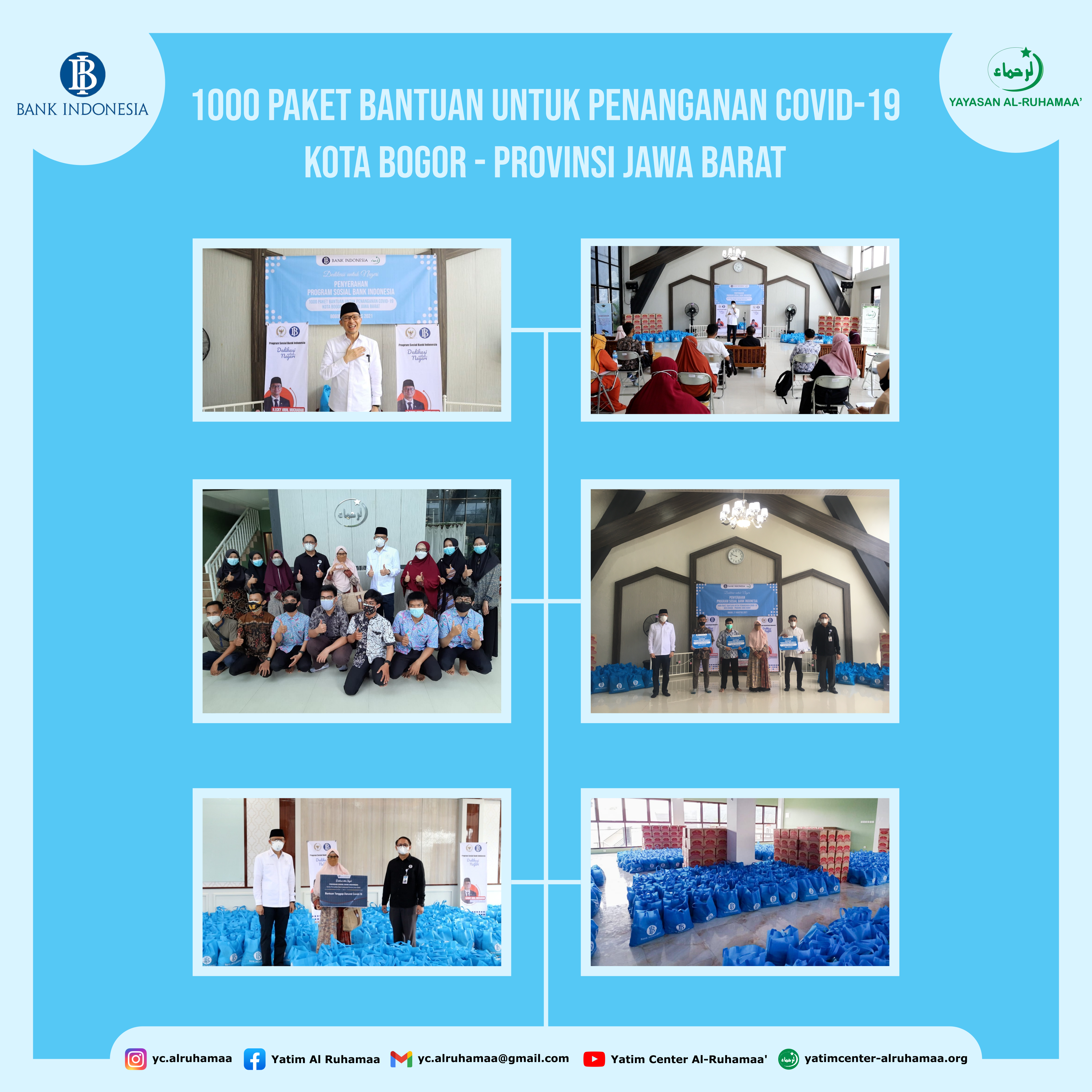 1000 PAKET BANTUAN UNTUK PENANGANAN COVID-19