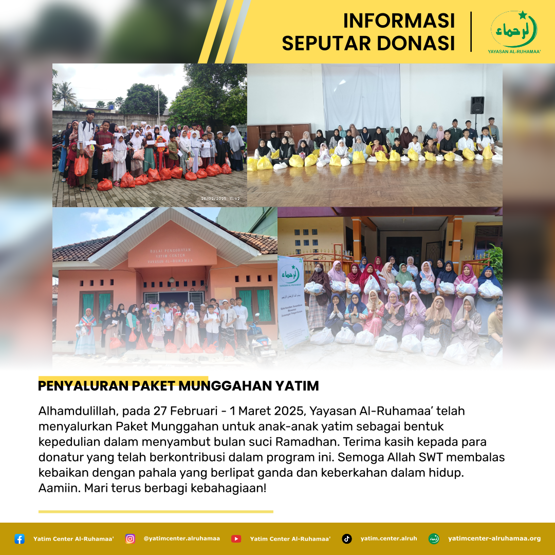 PENYALURAN PAKET MUNGGAHAN YATIM