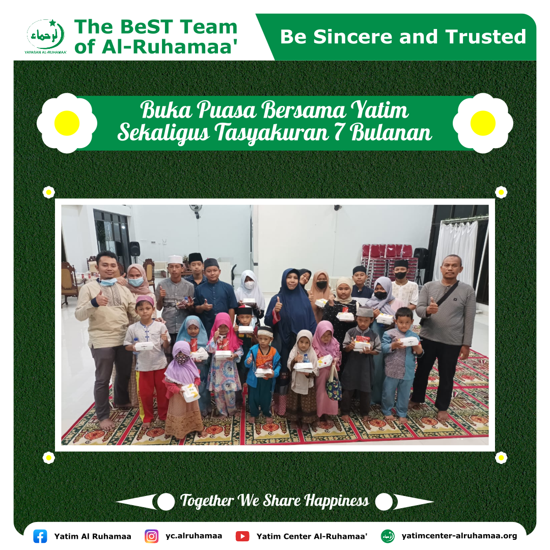 Buka Puasa Bersama Yatim Sekaligus Tasyakuran 7 Bulanan