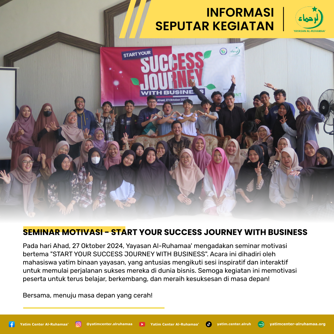 Seminar Motivasi: Start Your Success Journey with Business