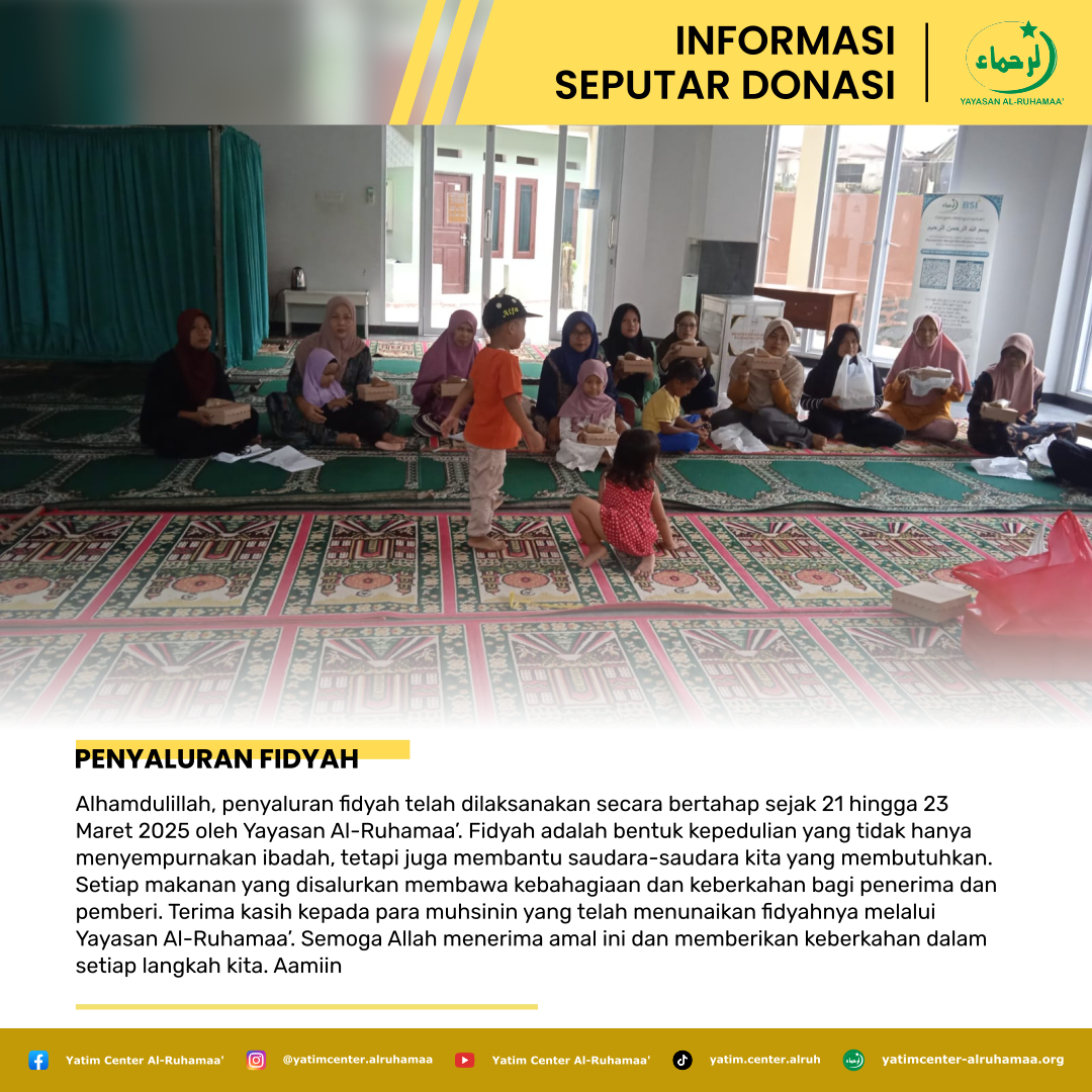 PENYALURAN FIDYAH