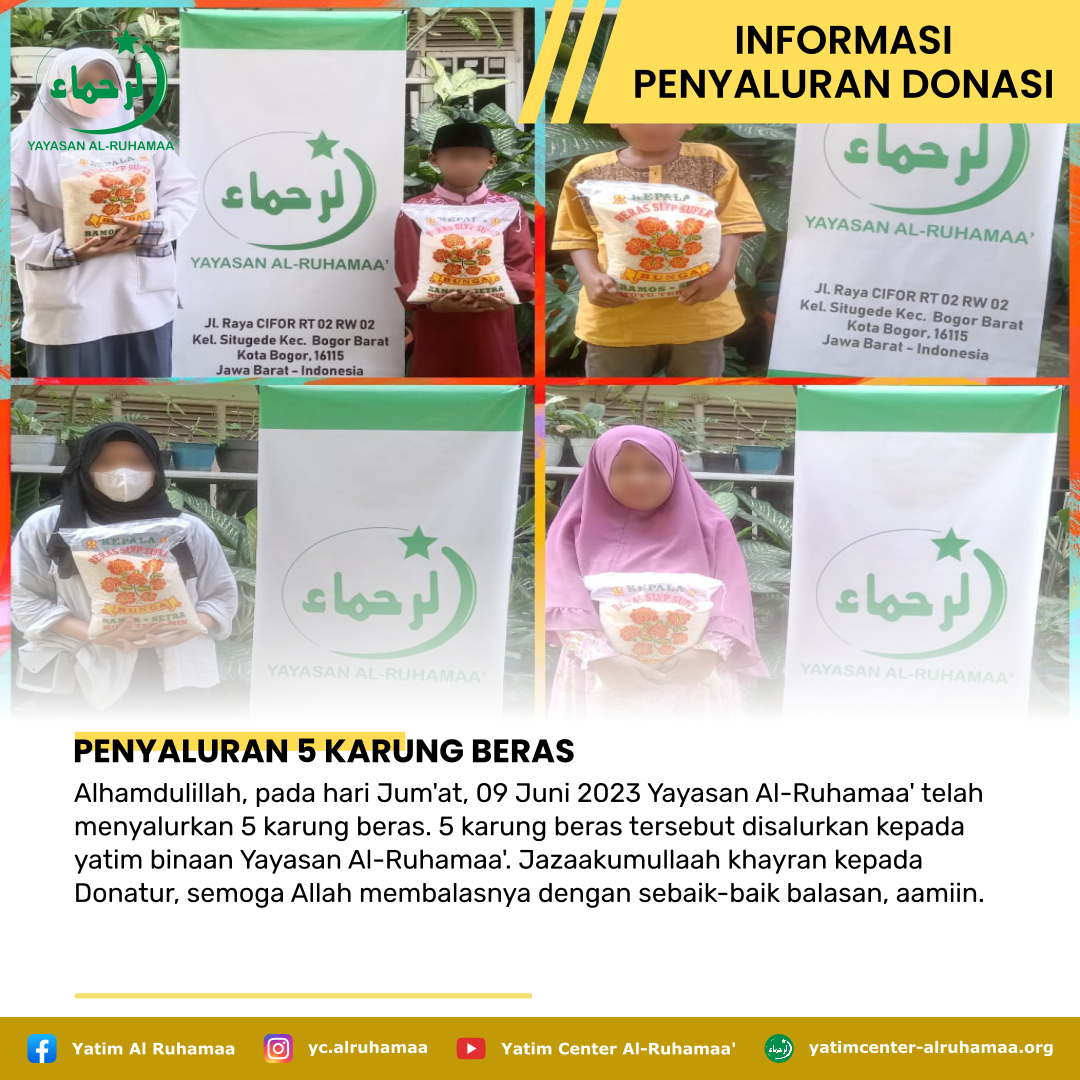 PENYALURAN 5 KARUNG BERAS