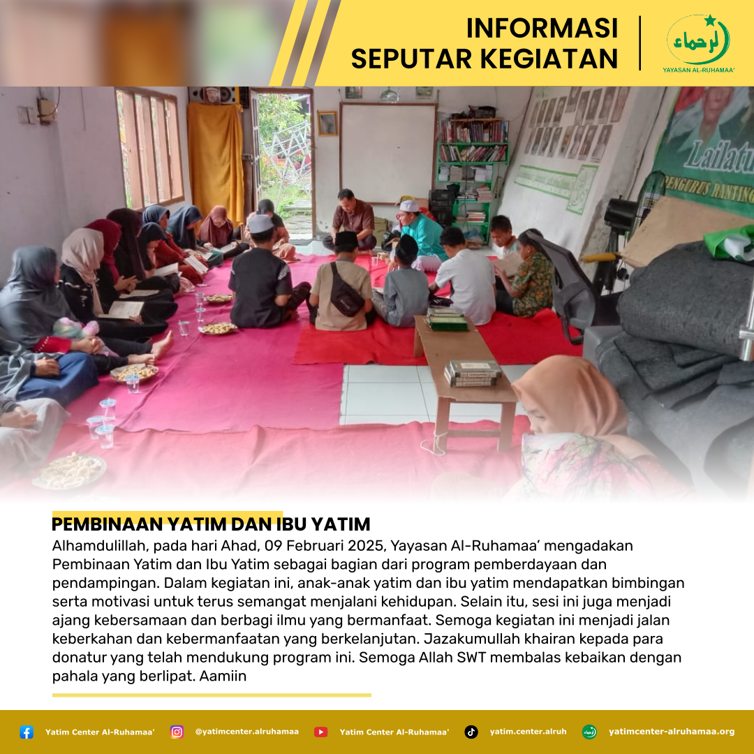 Pembinaan Yatim dan Ibu Yatim
