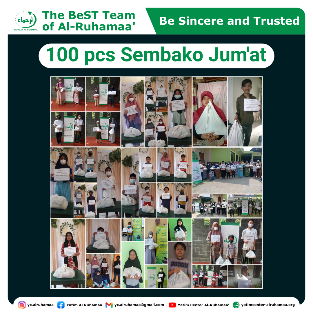 100pcs Sembako Jumat Berkah