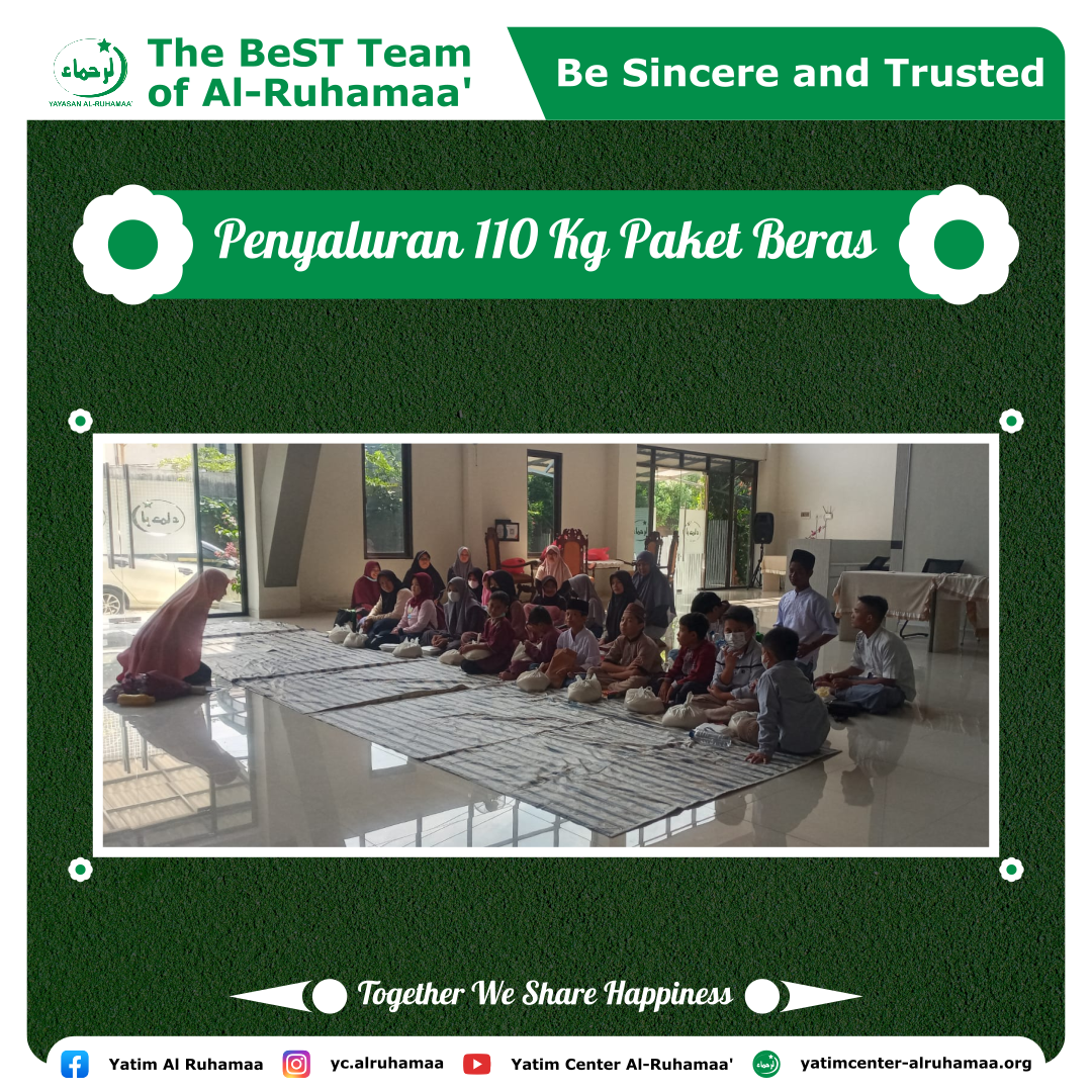 Penyaluran 110Kg Paket Beras