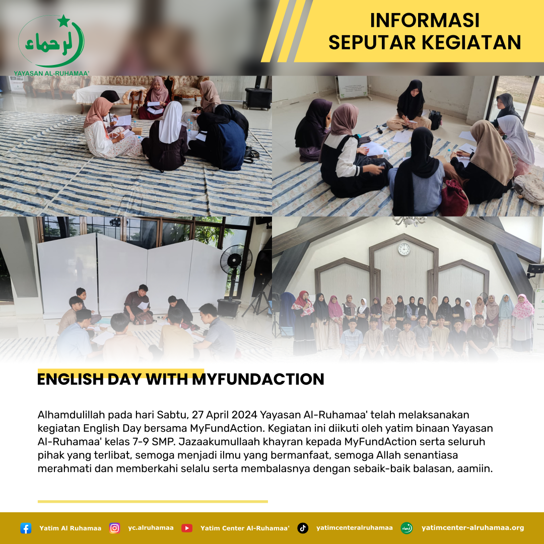 ENGLISH DAY WITH MYFUNDACTION
