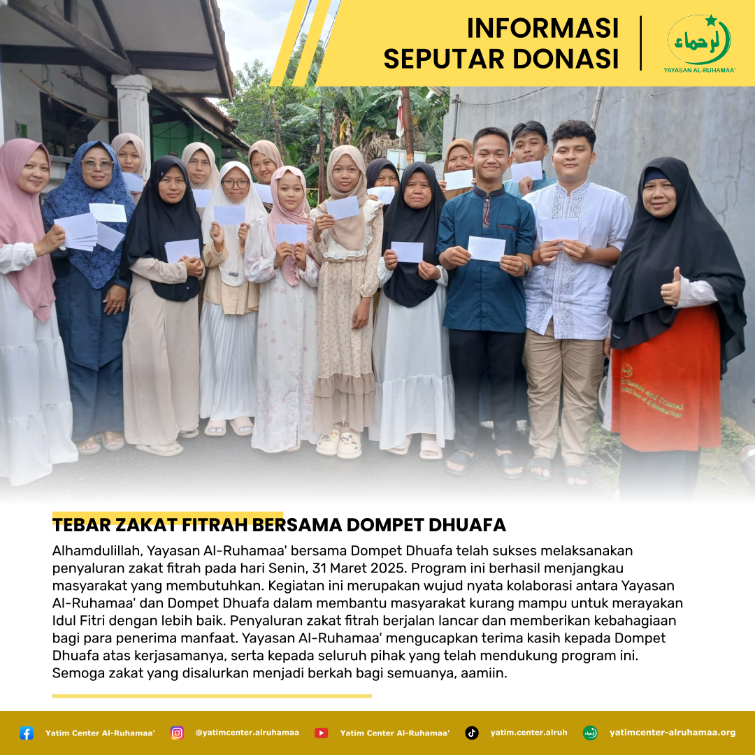 Tebar Zakat Fitrah Bersama Dompet Dhuafa
