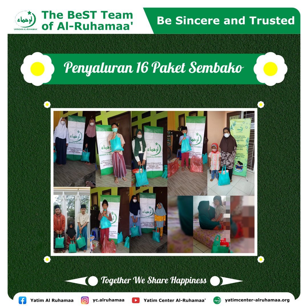 Penyaluran 16 Paket Sembako
