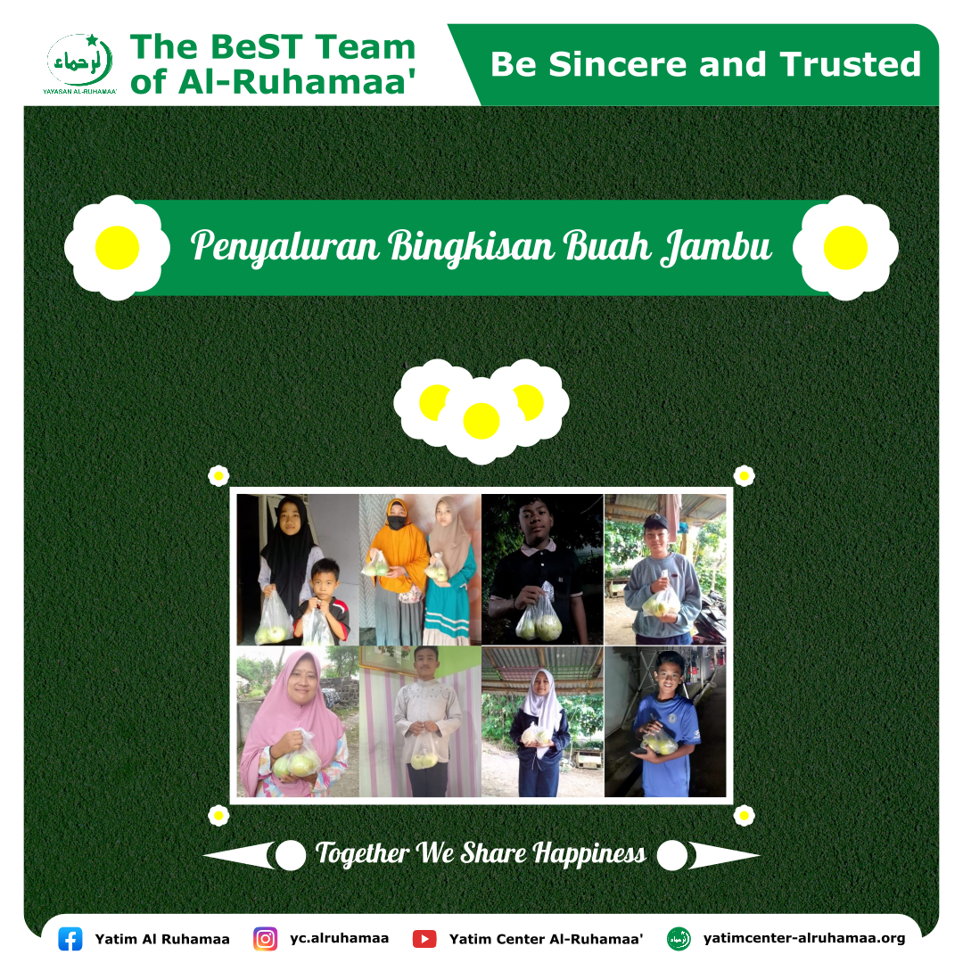 Penyaluran Bingkisan Buah Jambu