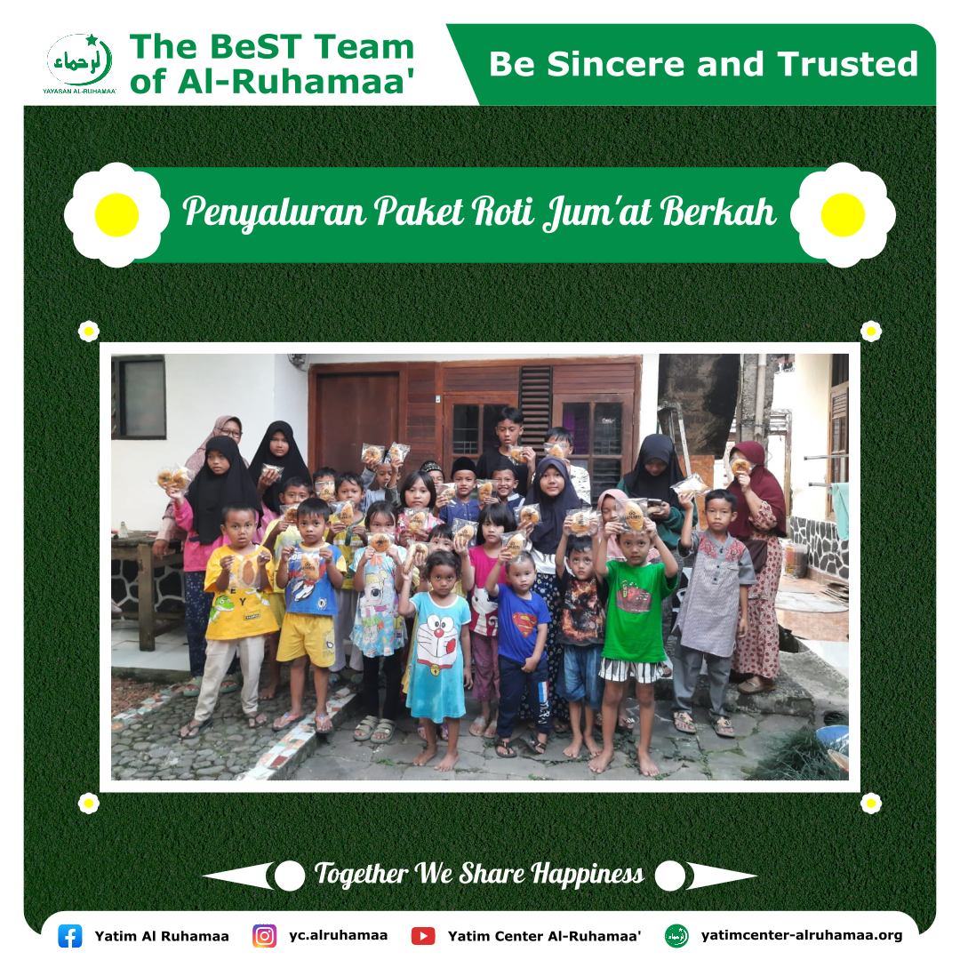 Penyaluran Paket Roti Jum'at Berkah