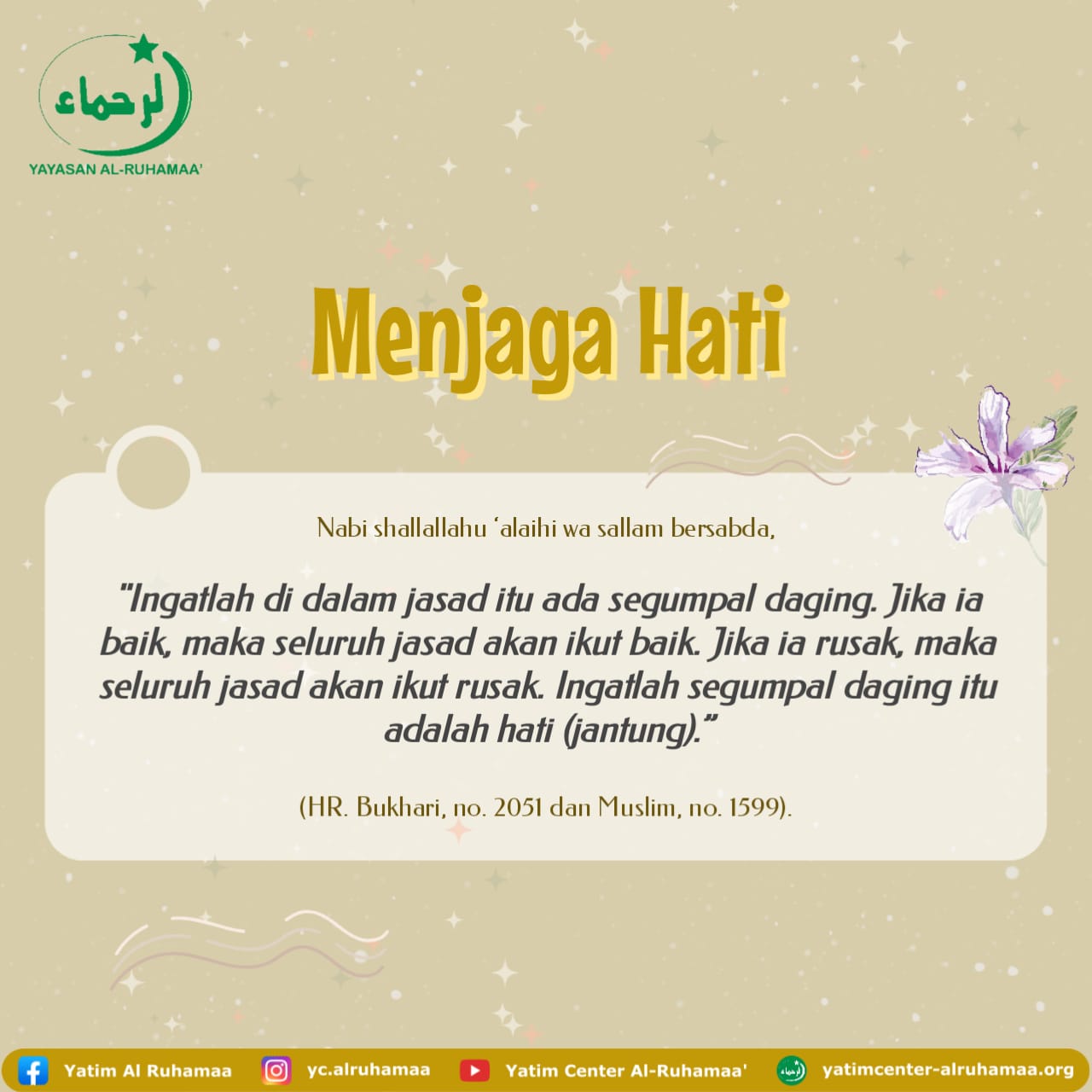 MENJAGA HATI