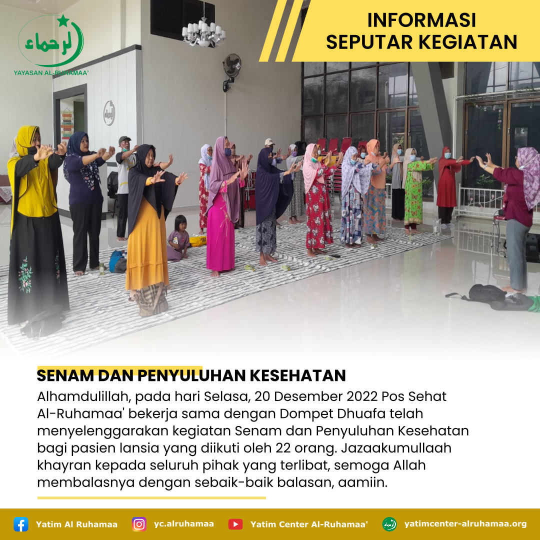 SENAM DAN PENYULUHAN KESEHATAN