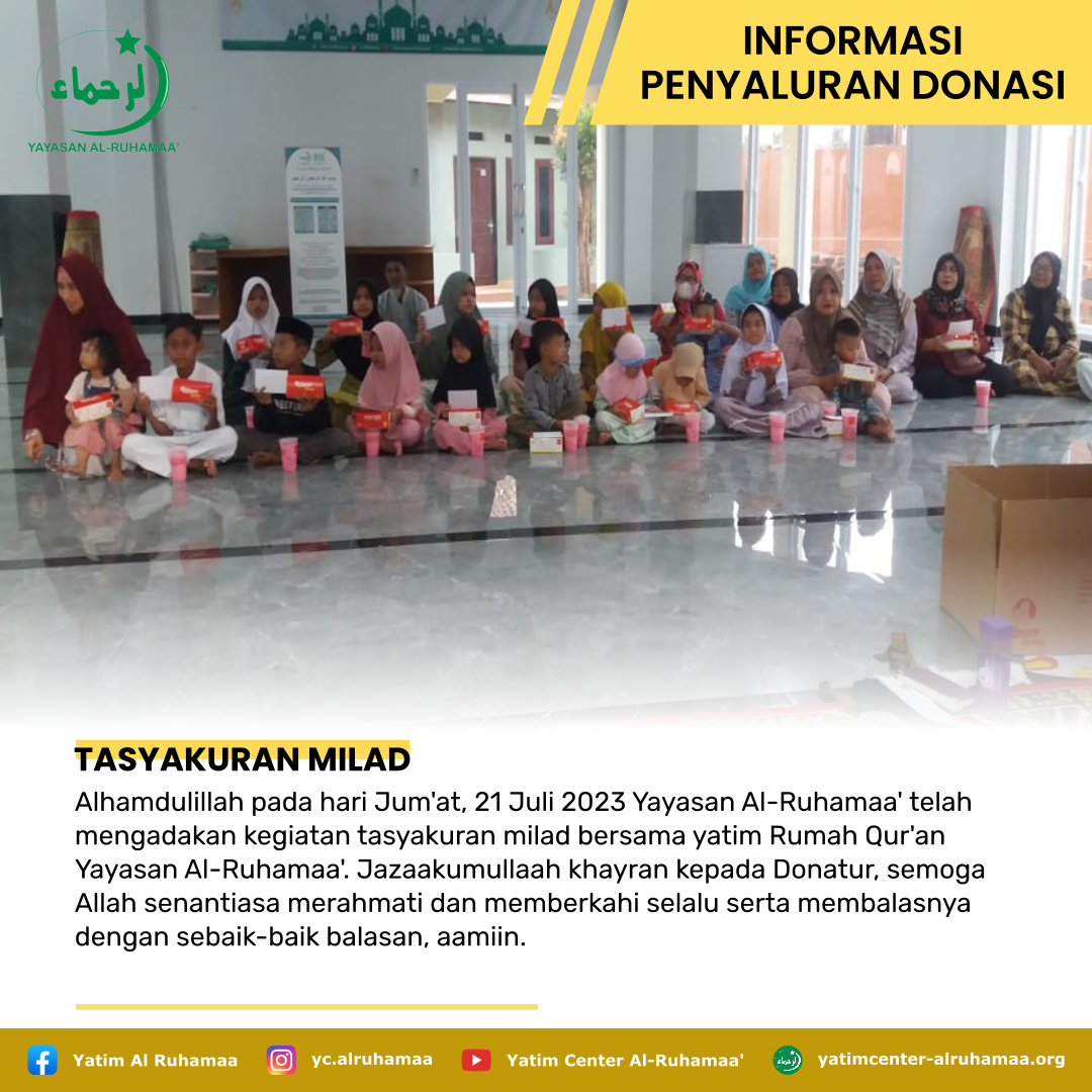 TASYAKURAN MILAD