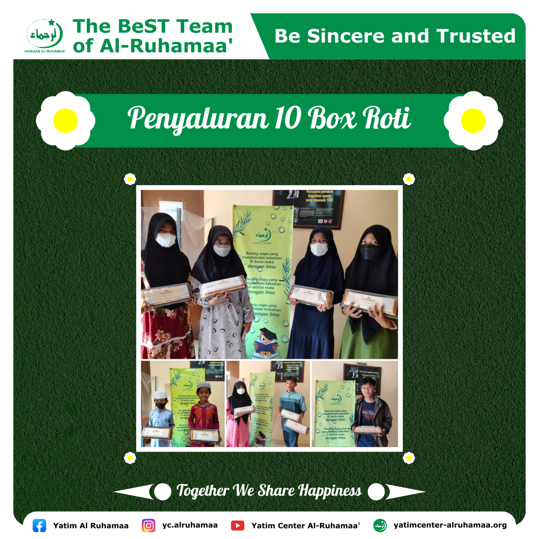 Penyaluran 10 Box Roti