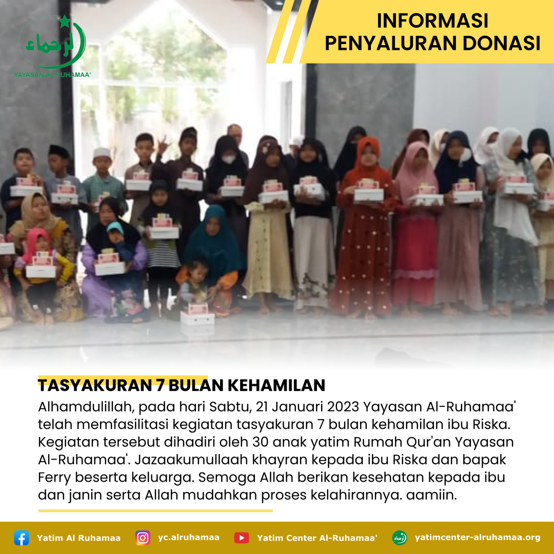TASYAKURAN 7 BULAN KEHAMILAN