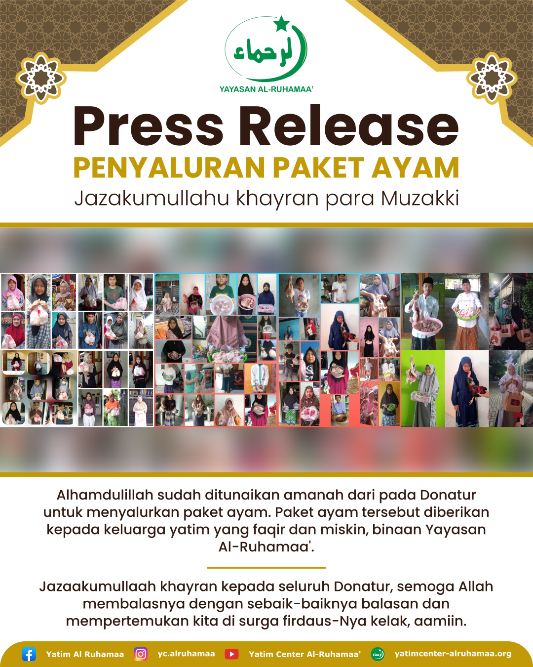 INFORMASI PENYALURAN PAKET AYAM