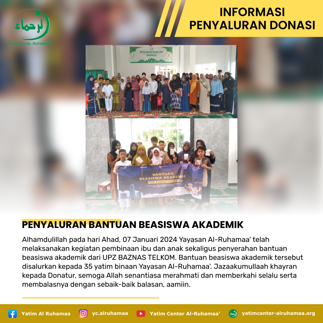 PENYALURAN BANTUAN BEASISWA AKADEMIK