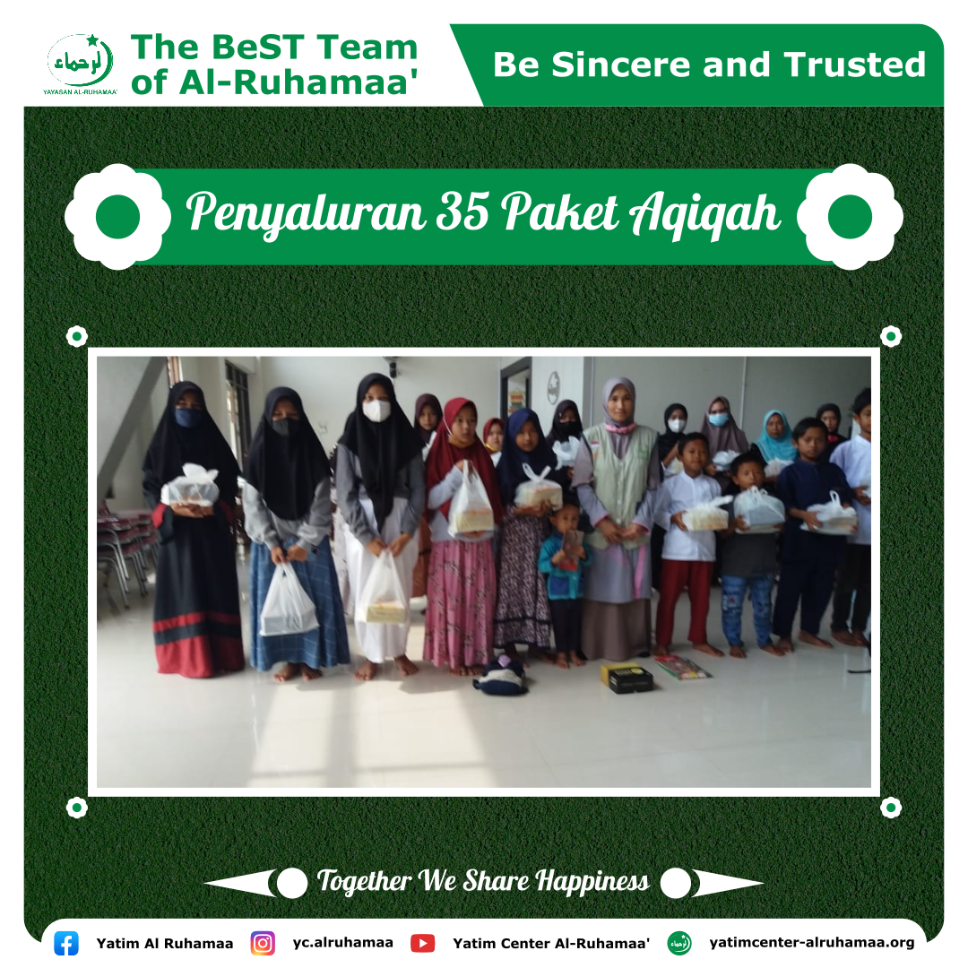 PENYALURAN 35 PAKET AQIQAH