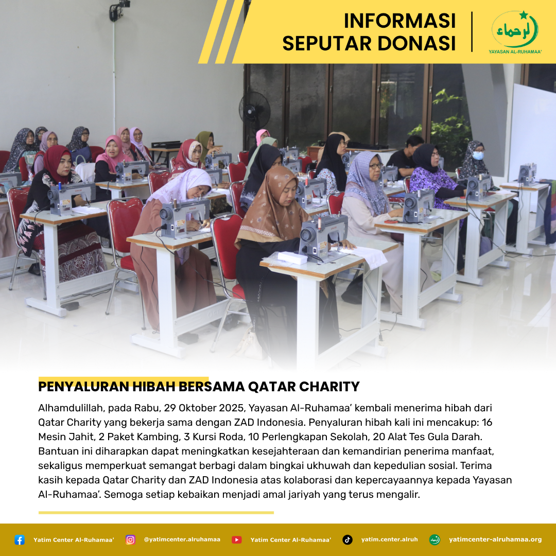 Penyaluran Hibah Bersama Qatar Charity